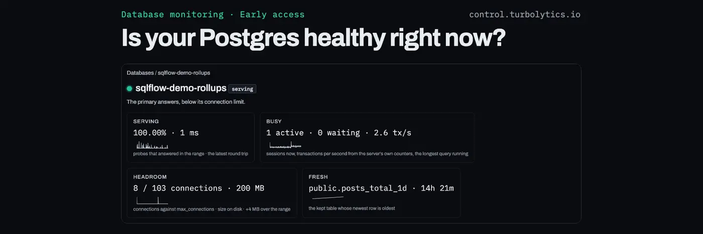 show hn control data observability for postgres pipelines and cdc