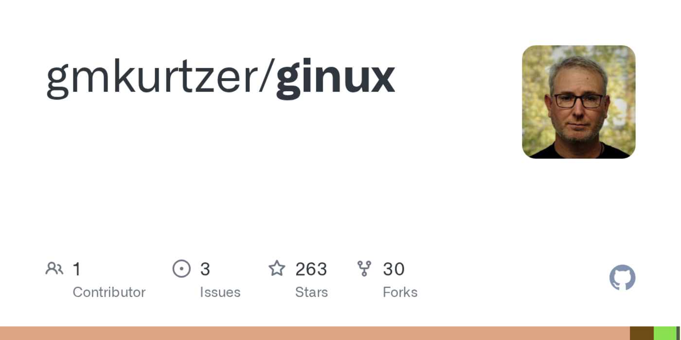 ginux independent rust based linux implementation