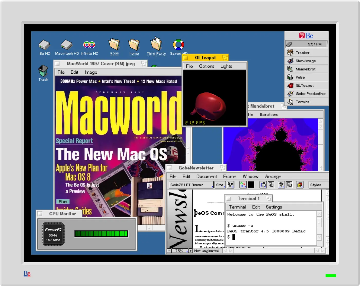 infinite mac beos