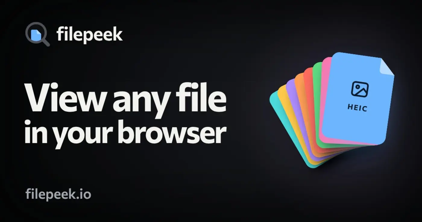 show hn filepeek view any file in your browser