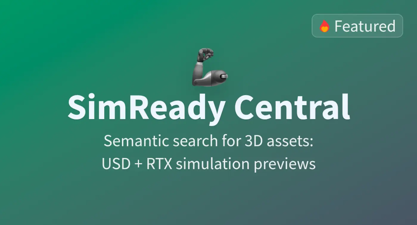 show hn simready central browse interact and download 3d simulation assets