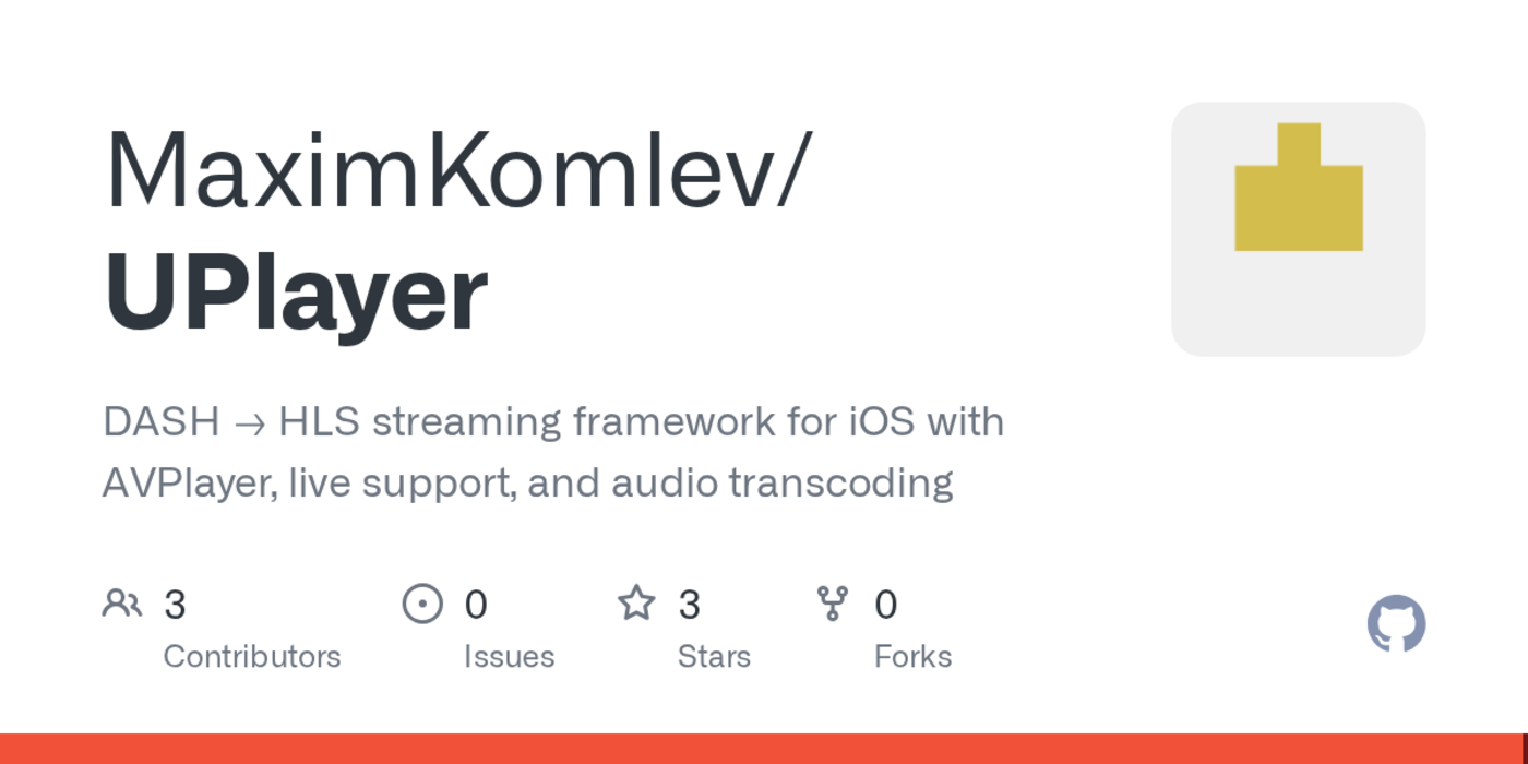 uplayer mpegdash playback using native avplayer