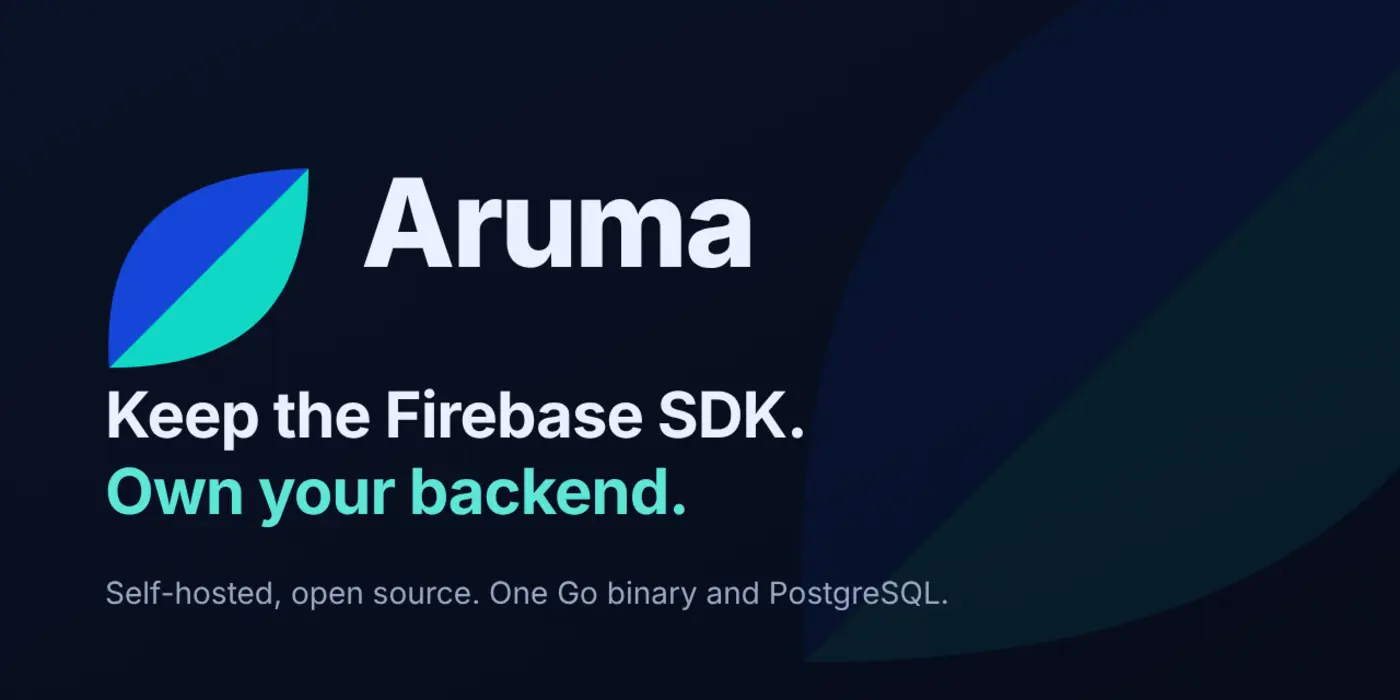 show hn aruma cleanroom selfhosted backend for the official firebase sdks